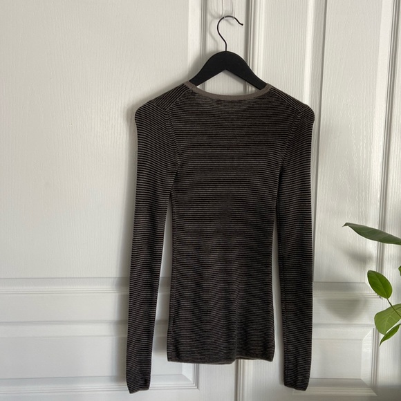 VINCE 100% cashmere striped sweater - Picture 6 of 11